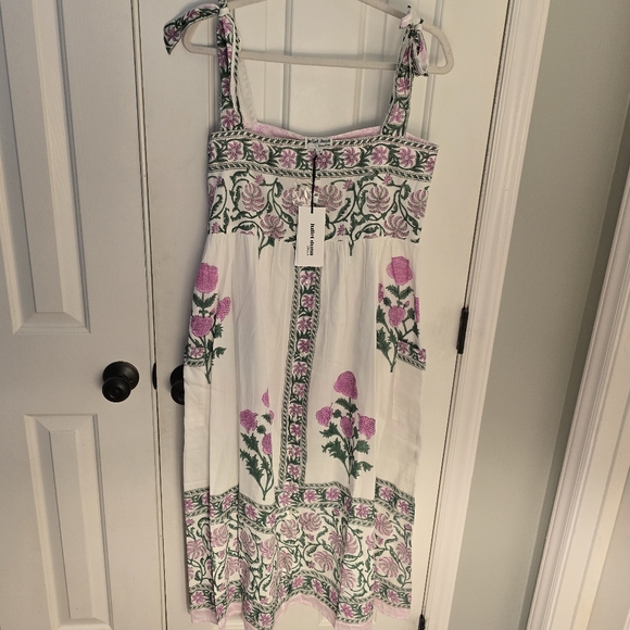 NWT Juliet Dunn Tuckernuck Orchid Poppy Tie Shoulder Dress - Size 1 - Picture 7 of 7